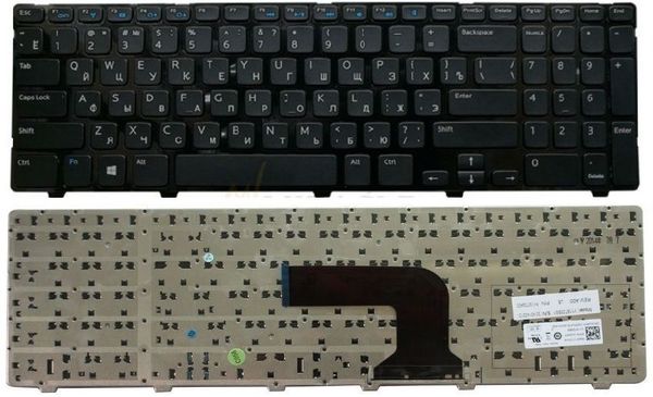 Replacement Keyboards Computers Accessories Brand New 15 3521 Dell Inspiron Black Uk Layout Laptop Keyboard