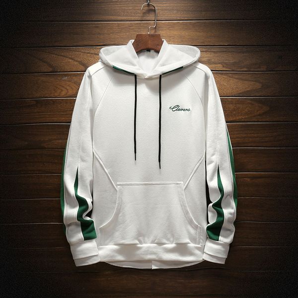 

мужская дизайнерская толстовка свитер осень круглый вырез куртка с капюшоном прилив бренд шить студент тонкий рубашка, Black