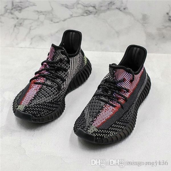 

2019 новый релиз v2 wave runner kanye west yeezreel yecheil мужчины женщины кроссовки сплошной серый мел белый сердечник черные кроссовки