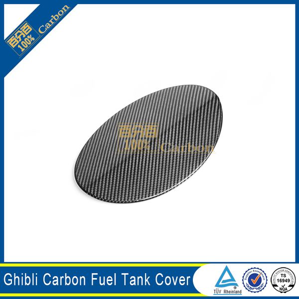 

for maserati ghibili 2013-2017 carbon fiber car fuel tank cover stricker