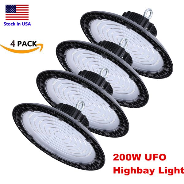 

UFO LED High Bay Light ETL 100W 150W 200W LED Flood Light IP65 Waterproof Aluminium Mining Highbay Lamp Stocked In USA