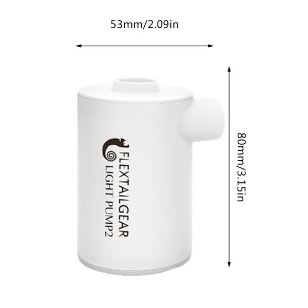 

mini light air pump usb recharge portable waterproof for outdoor air bed inflatables quick inflate deflate camping tools