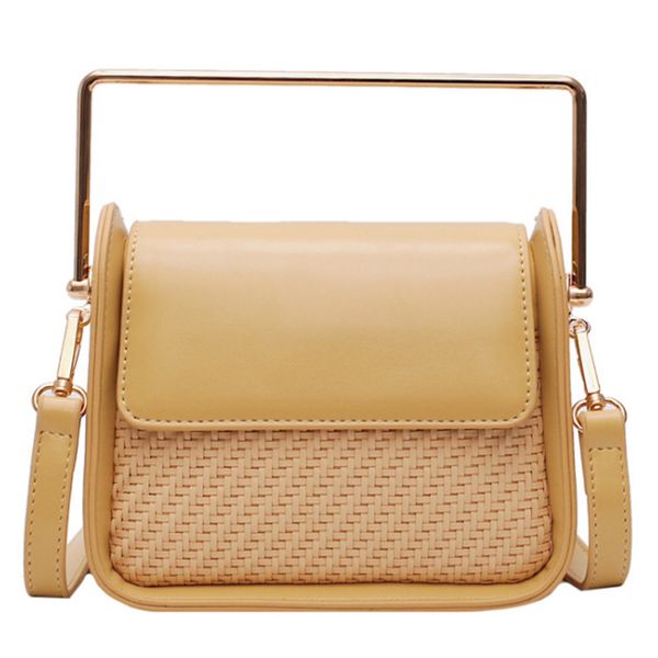 

weaving handbags new shoulder messenger bag fashion wild straw handbag korean summer packet