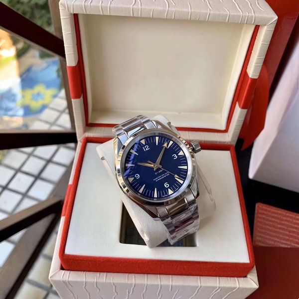 

classic sea 150m diver waterproof watch 41.5mm dial blue or green face luxury mens watches automatic movement watches, Slivery;brown