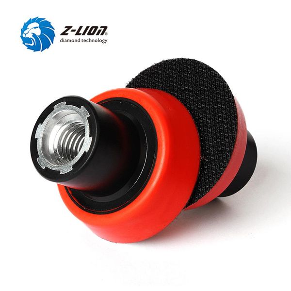 

z-lion 2" 1pc 2pcs backing plate m14 5/8-11 thread hook & loop sponge backer pad for car polisher wash care tools