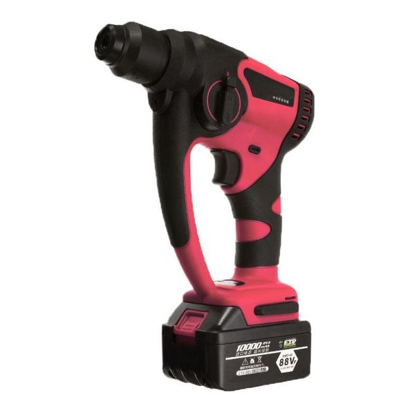 

228vf 88v cordless электрическая дрель электрическая отвертка молоток 800w с 2 10000mah литий-ионная батарея питания инструмента