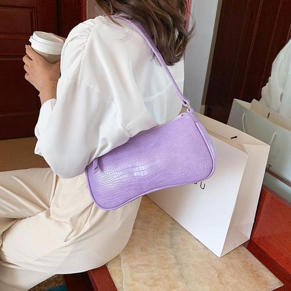 

fashion alligator pattern women messenger handbags pu leather casual shoulder bags for women 2020 trendy vintage totes bag