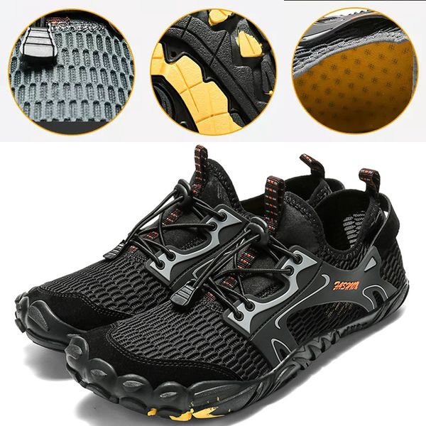 

elastic water shoes waterproof upstream hiking shoes men women trekking barefoot outdoor climbing lightweight bending resistance