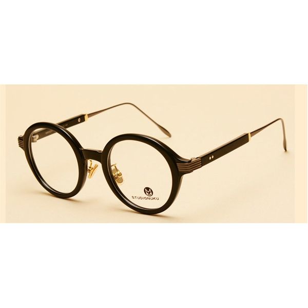 

mincl/tr90 eyeglasses frames optical prescription retro round glasses frame clear lens vintage eyewear for women men fml, Silver