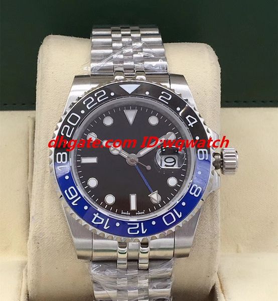 

2019 new luxury m126710blnr black men 039 watch real 2813 automatic mechanical apphire tainle teel folding buckle calendar men 40 mm