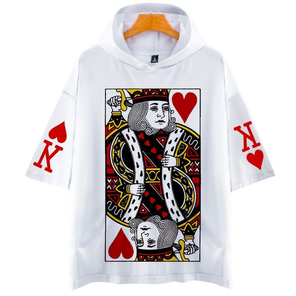 

poker3d печать poker easy пояса cap с коротким рукавом рубашки футболки, Gray;blue