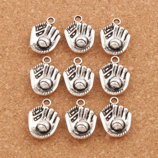 

бейсбольная перчатка спортивные подвески подвески 100 шт. / лот античное серебро ювелирные изделия diy 21x14.2 мм производство ювелирных изд, Bronze;silver