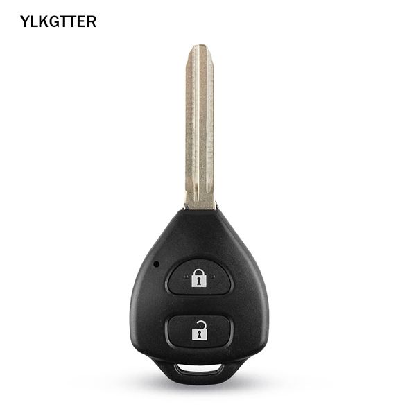 

ylkgtter 2 buttons remote key for camry corolla prado rav4 vios hilux yaris car 315mhz 4d67 chip