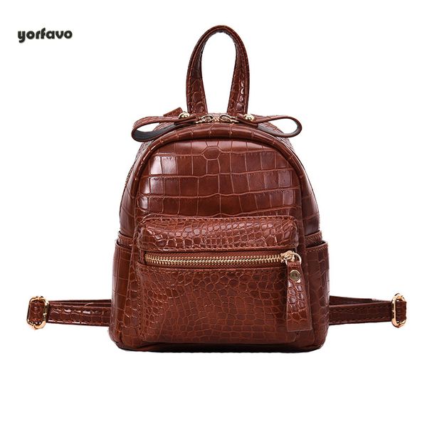 

retro leather small backpack women messenger shoulder bag for girls