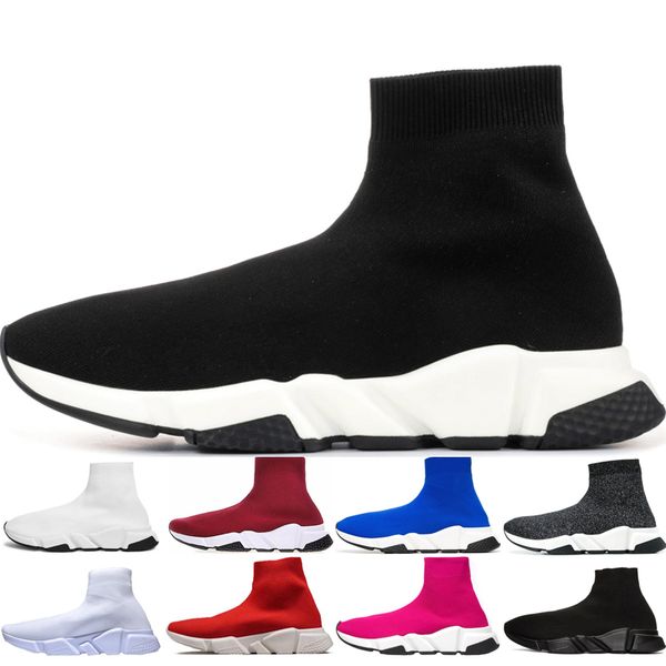 

sock speed casual shoes for men women triple black white red sneakers socks race runners sports sock trainer outdoor shoes 36-45