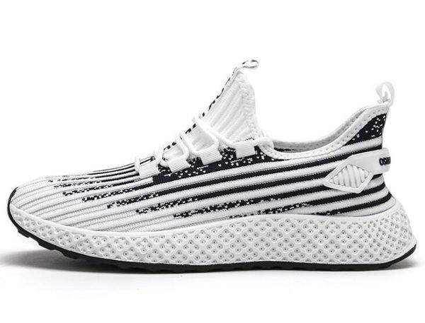 

spring 2020 new flying woven shoes male ins super fire mesh breathable sports shoes boys low-shoes wy713, Black;red