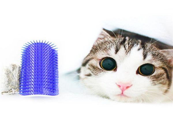 

pet products for cats brush corner cat massage self groomer comb brush with catnip cat rubs the face with a tickling comb