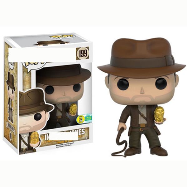 

funko pop indiana jones hand office teddy model peripheral toy indiana jones kids birthday gift toy #199 figure