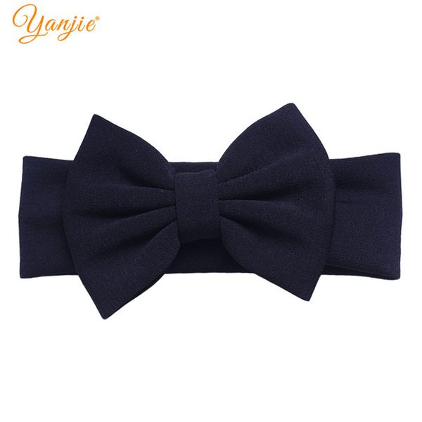 

нинья диадема смычка волос 2020 новый ткань узел bow тюрбан spring 5 «» большой волос смычка девушки оголовье headwrap для детей аксессуары