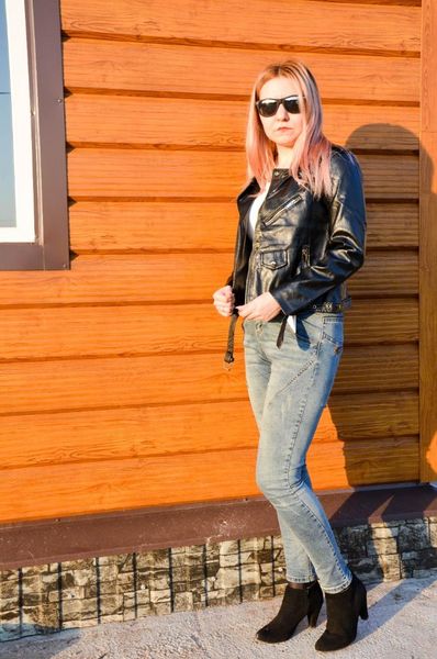 

popular style bomber jacket for women artificial leather female coat, Black;brown