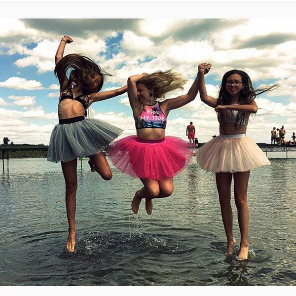 

saias sweet short mini tulle skirts for pretty girls color size length from 35 - 45 cm tutu skirt women plsu size, Black