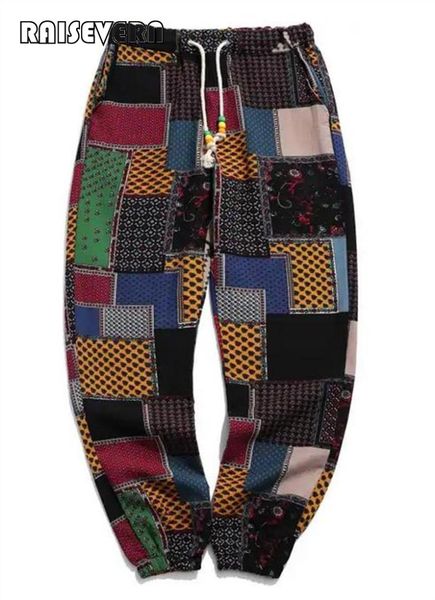 

vintage plaid men's slim ethnic straight cylinder pants smart oversize trousers plus size streetwear pantalones masculinos, Black