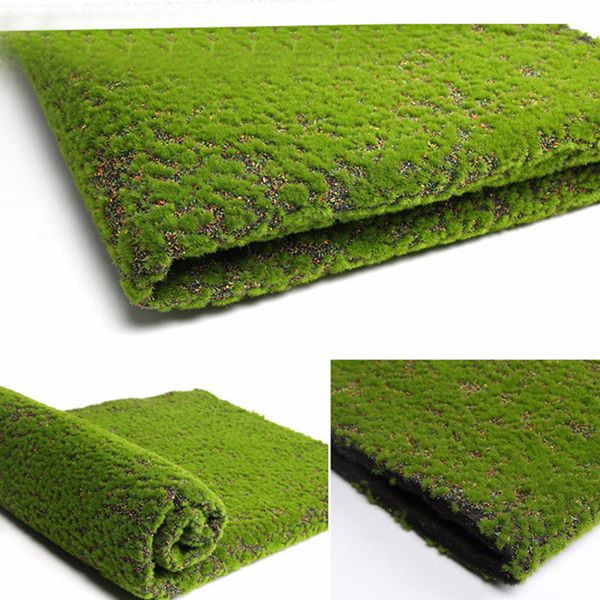 

artificial green moss grass simulation blanket mat shop home patio decoration
