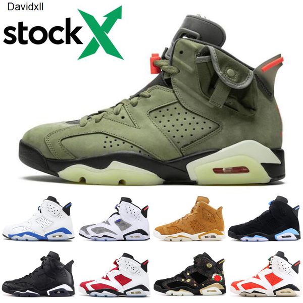 

men travis scotts x 6 6s basketball shoes designer infrared cactus jack sport mens medium olive tinker black sneaker trainer