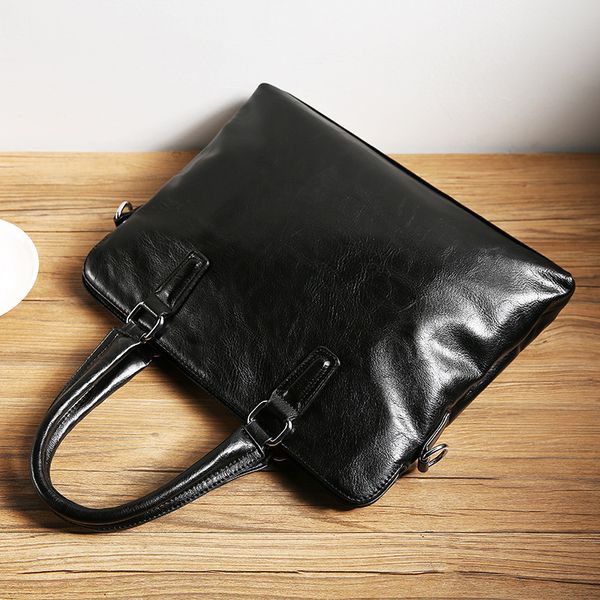 

new men's business briefcase fashion casual slung shoulder bag to work