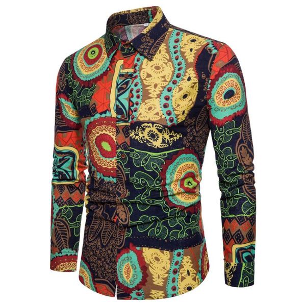 

luxury men shirt printed slim fit shirts spring flowers blouse 2020 new long sleeve shirts fashion men button, White;black