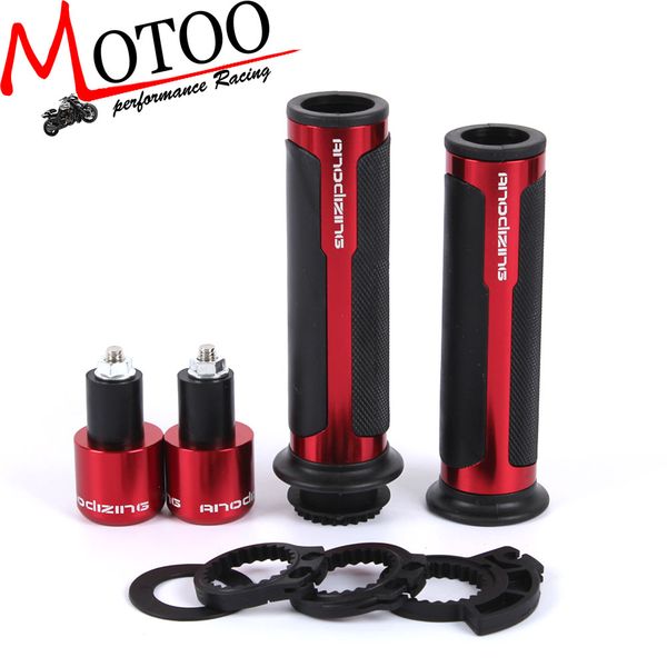 

motoo - anodizing 7/8'' cnc aluminum motorcycle handle bar caps / handlebar grips