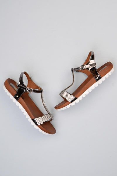 

bambi platinum women 's sandals f0327032239, Black