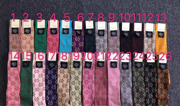 

De igner port cotton tocking ock for women 26 color fa hion luxury vintage g letter golden wire ock middle tocking chri tma gift
