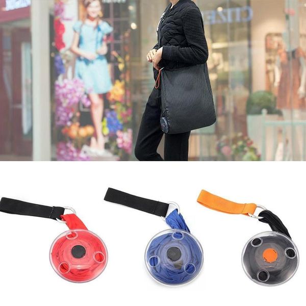 

folding shopping bag eco-friendly reusable portable shoulder handbag for travel grocery fashion pocket tote bags