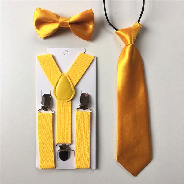 

new arrival children's girls boys toddlers kids suspenders necktie ties bowtie bow sets adjustable y-back braces school party, Black;gray