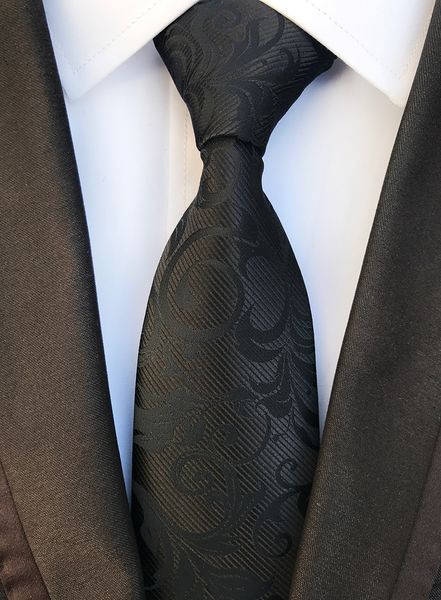 

New Floral Ties Men's 8cm Tie Fashion Striped & Paisley Silk Jacquard Woven Necktie Yellow Blue Color For Men Wedding BN78