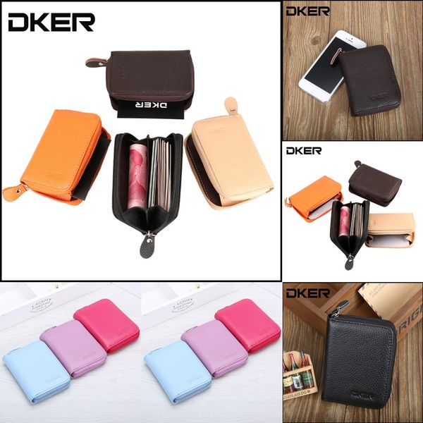 

cowhide mini multi-function card bag men's and women's leather zipper card walletwallet walletcoin small coin purse customized