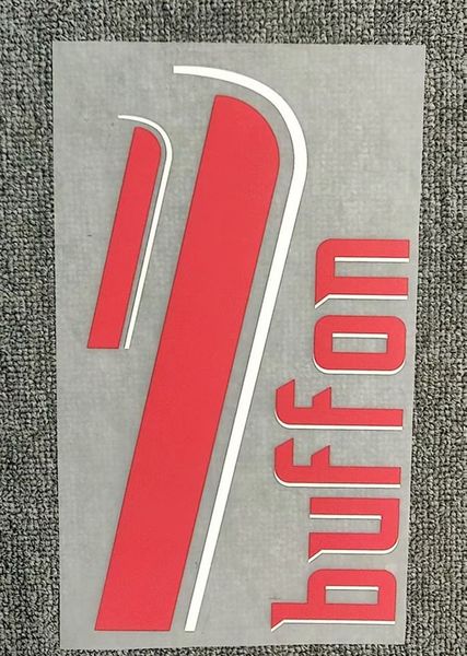 

20006 italy #1 buffon nameset printing name number printing iron on transfer badge