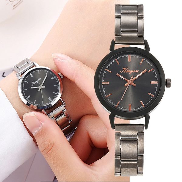 

women watch fashion quartz wristwatch clock lvpai temperament bracelet watch exquisite rhinestone small dial montre femme 2019, Slivery;brown
