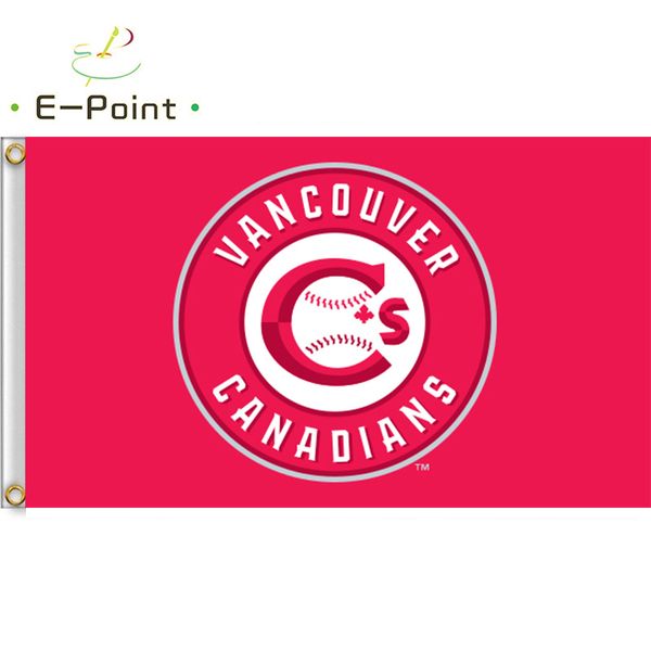 MiLB Vancouver Canadians Flag 3 * 5ft (90cm * 150cm) Banner in poliestere decorazione casa volante giardino Regali festivi