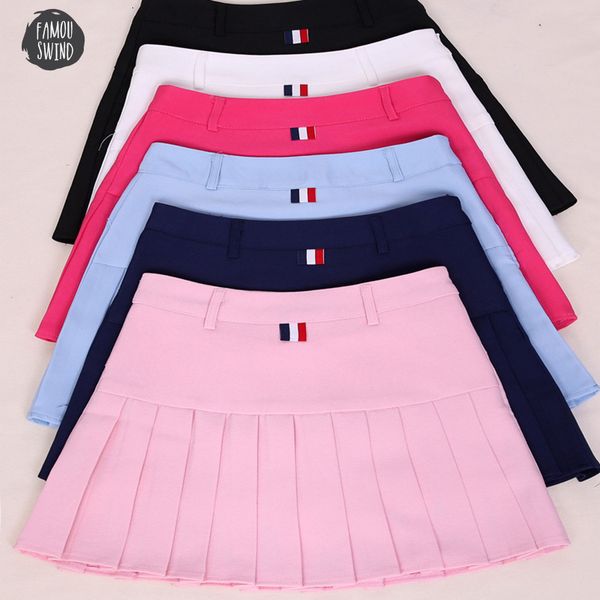 

kawaii high pleated skirts waist harajuku skirts women lolita a line sailor skirt large size preppy school uniform, Black