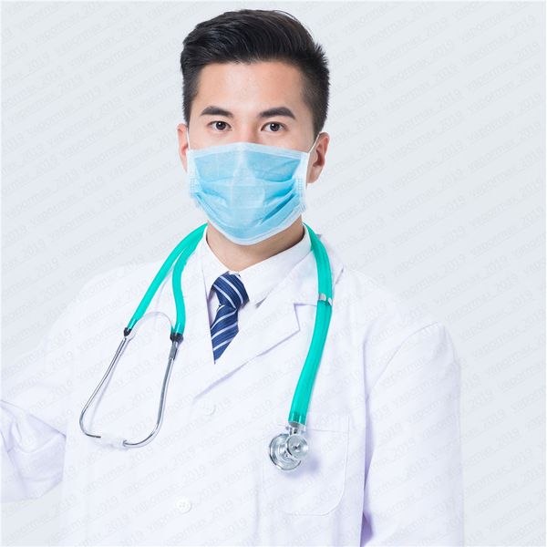 

новое поступление обычные маски удобные пылезащитные анти-частицы мужчины одноразовые гражданские маски трехслойный фильтр одноразовые маски