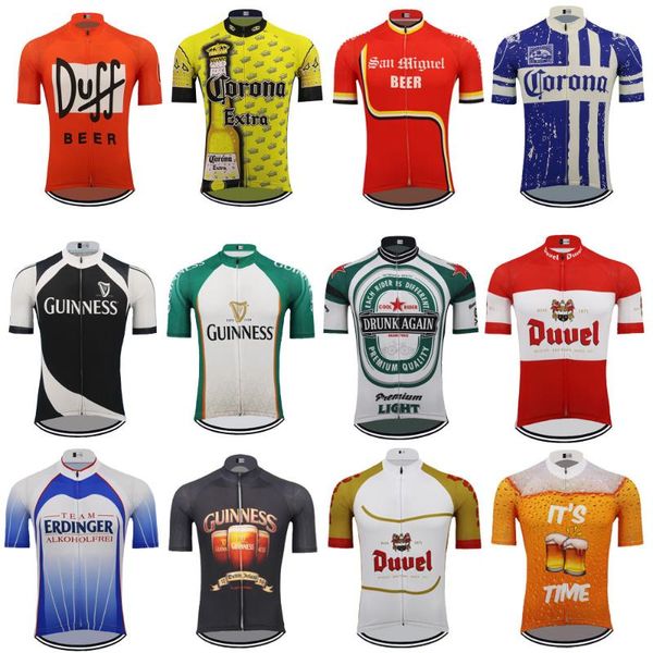 

multiple choices beer cycling jersey men short sleeve ropa ciclismo triathlon cycling clothing bike wear mtb jersey mtb, Black;red