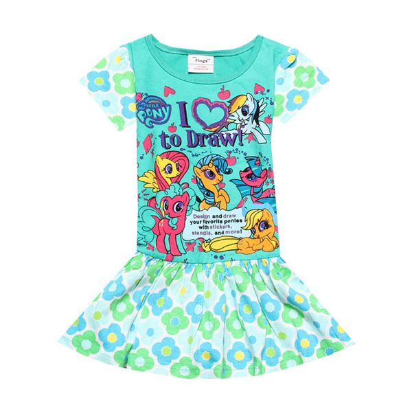 2019 2019 New Baby Princess Dresses Kids Summer Clothes Girls Dresses Cotton Casual Dresses Kids Dress Kids Designer Clothes Girls Wear A3462 From