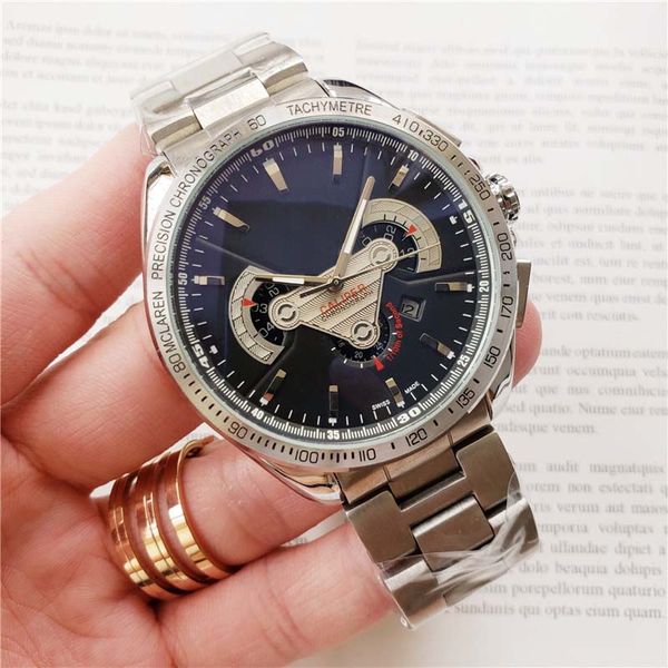 

brand designer luxury mens watch super calera dive cv5115 5185 men mechanical watches rubber strap orologio di moda sports watch, Slivery;brown