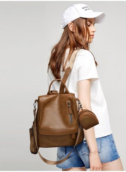 

2020 new shoulder bag women's fashion casual travel backpack ladies