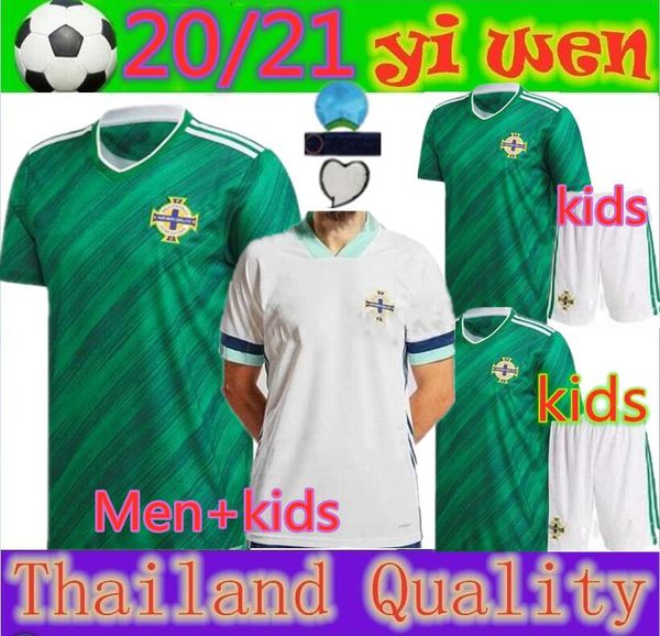 

and kids thai quality 2020 2021 northern ireland 2020 home football shirt, Black;yellow