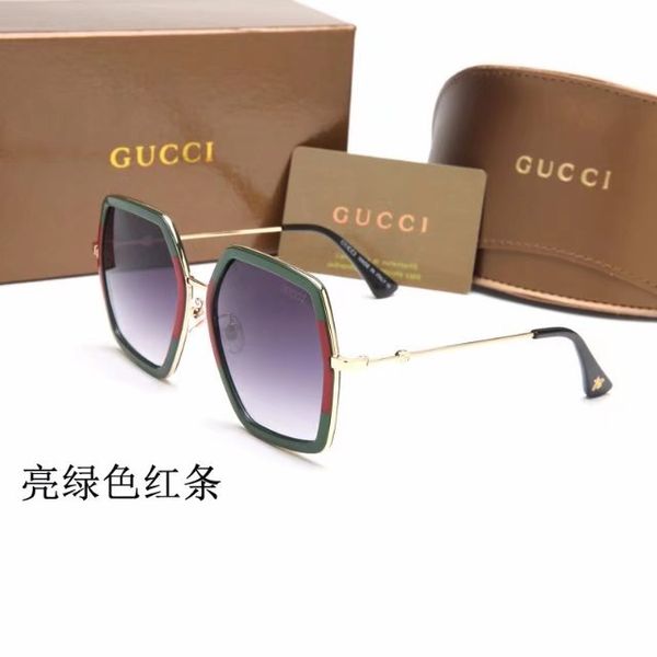 

2020 luxury desinger square sunglasses with stamp uv400 full frame sunglasses for women men fashion accessories g5379, White;black