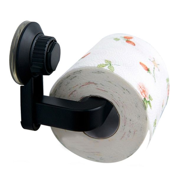 

toilet paper holder super storage suction cup wall mount removable rack dnj998