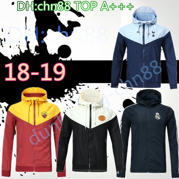 

8 19 psg real madrid ronaldo hats soccer windbreaker milan palmeiras sun protection clothing rome sane robben football jacket, Black;yellow